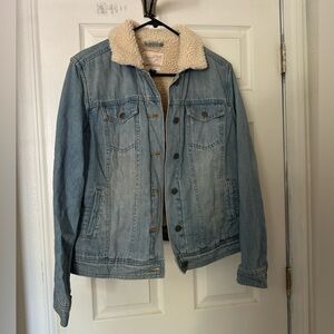 Lined jean jacket